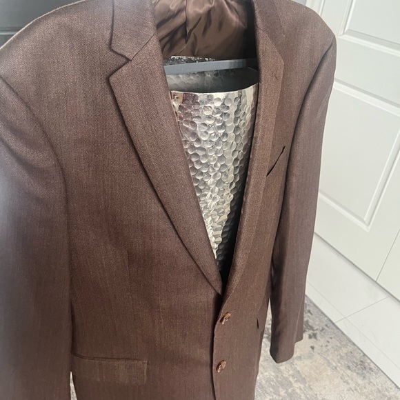 Ralph Lauren blue label made for Dillards brown black, fine herringbone jacket - Picture 15 of 17